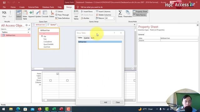 Kiểu dữ liệu YES NO được ứng dụng trong trường hợp nào khi làm phần mềm bằng Access | Học Access ii смотреть онлайн
