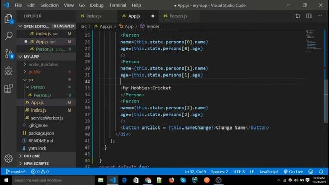 React Js Passing Method References Between Components|Ksp Cric смотреть онлайн