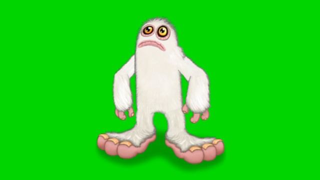 [Chroma key] My Singing Monsters - Mammott on Plant Island, green screen смотреть онлайн