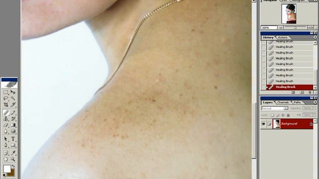 Photoshop урок 25 Исправление дефектов с помощью инструментов ретуши смотреть онлайн