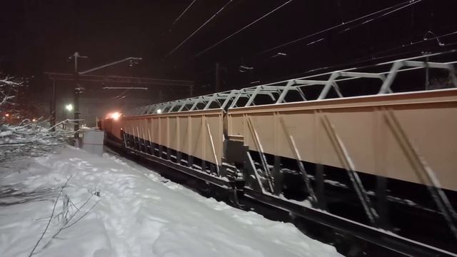 Снегоуборочная машина СМ2М-1725 и тепловоз ЧМЭ3-2291 смотреть онлайн