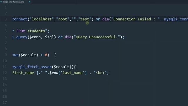 PHP MySQLi Error Functions Tutorial in Hindi / Urdu смотреть онлайн
