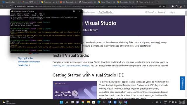 Azure DevOps Latest Training Videos 2022 Day-6 Git Bash and Azure Repos Branching Strategy смотреть онлайн