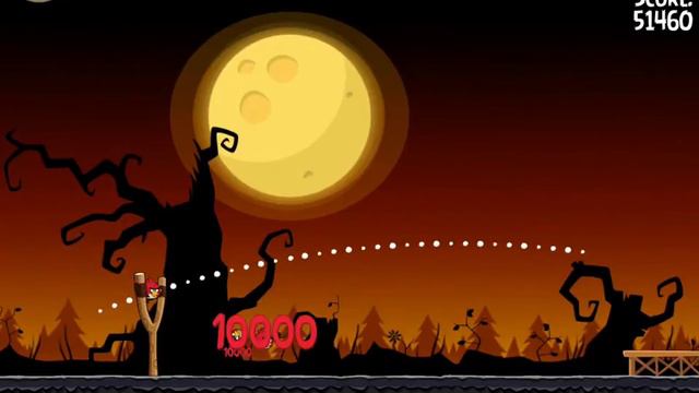 Trick or Treat 1-1 | Score 51460 | Angry Birds Seasons смотреть онлайн