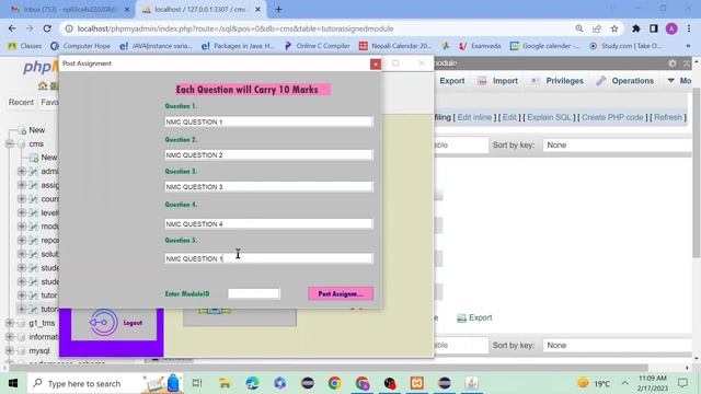 Course Management System Demo: Java Swing with JDBC смотреть онлайн