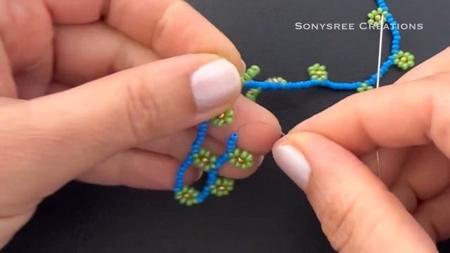 Scarf Beaded Necklace || Kerchief beaded necklace || DIY Beaded Necklace смотреть онлайн