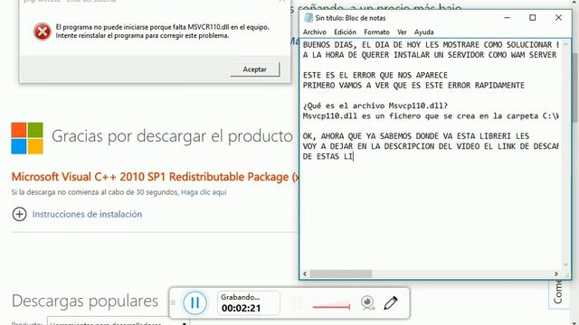 El programa no puede iniciarse porque falta MSVCR110.dll смотреть онлайн