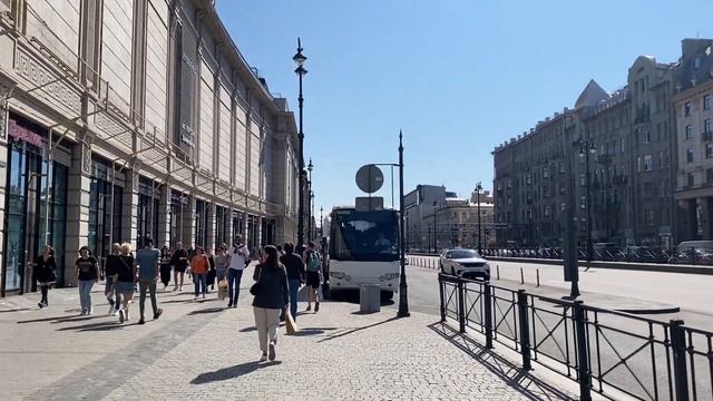 Московский вокзал - Лиговский проспект. Центр. Санкт-Петербург. смотреть онлайн