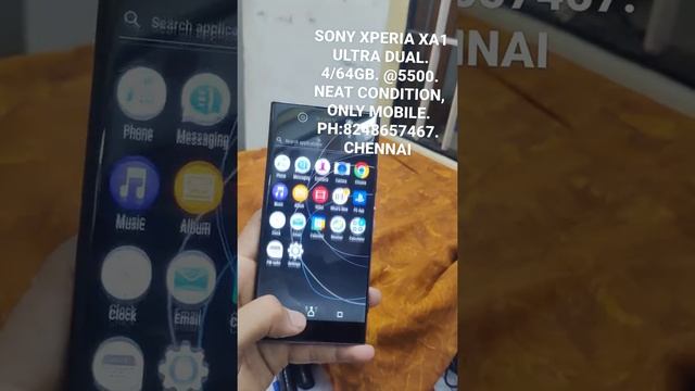 SONY XPERIA XA1 ULTRA DUAL.64GB. @5500. NEAT CONDITION, ONLY MOBILE.P:8248657467.CHENNAI, RITCHIE S смотреть онлайн