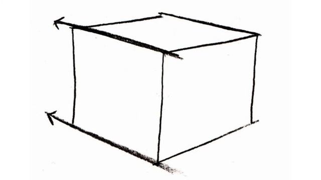 Урок #4. Как нарисовать трехмерный куб. Курс "Как научиться рисовать за 30 дней?" смотреть онлайн
