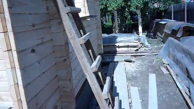 Сборка дома из профилированного бруса смотреть онлайн