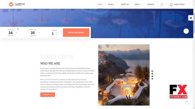 LordCros - Hotel Booking WordPress Theme Adolph Cavan смотреть онлайн