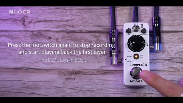 MOOER Micro Looper II Demo