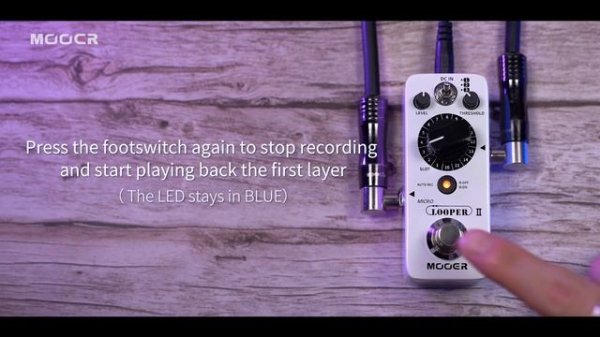 MOOER Micro Looper II Demo