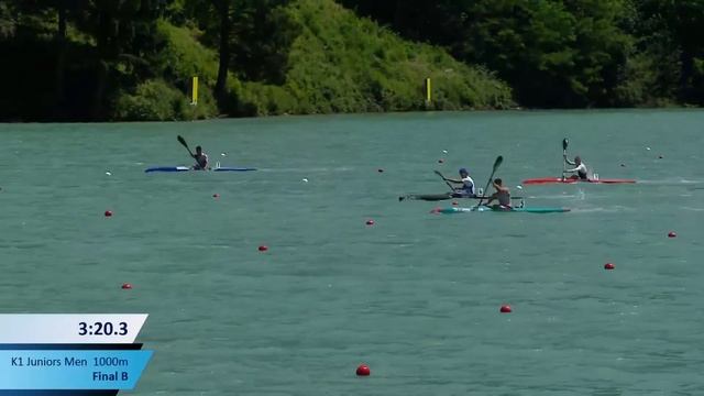 Men K1 Juniors 1000m Final B / 2023 ICF Canoe-Kayak Sprint Junior & U23 World Championships Auronzo смотреть онлайн
