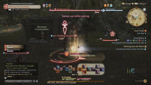 FINAL FANTASY XIV Online Samurai rotation смотреть онлайн