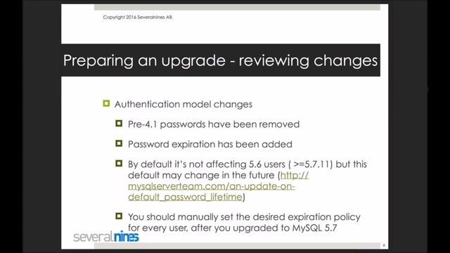 Webinar replay: How To Upgrade to MySQL 5.7 - The Best Practices - part 2 смотреть онлайн