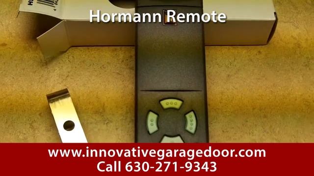 Hormann HS4-315 Garage Door Opener Four button remote control смотреть онлайн