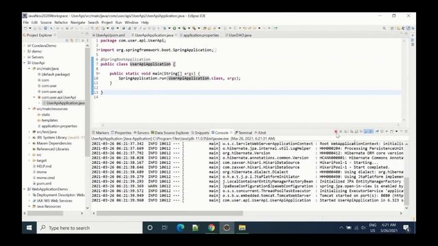 Springboot RestAPI: First Get Request смотреть онлайн
