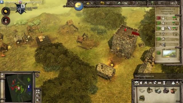 Stronghold 3 - Мирная Кампания - 5. В погоне за реликвией смотреть онлайн