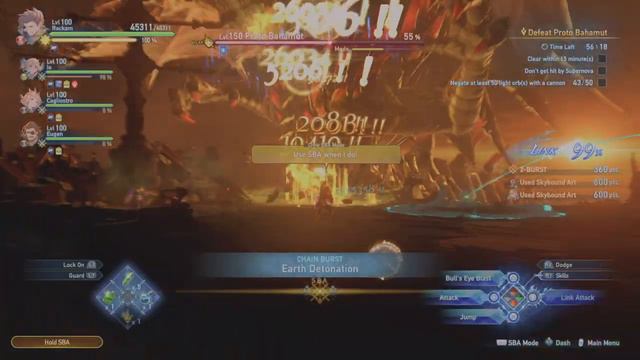 Granblue Fantasy: Relink LV150 Proto Bahamut 6:02 (with CPU/AI) смотреть онлайн