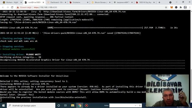 Hiveos Driver Güncelleme / Hiveos Rig Arızası смотреть онлайн