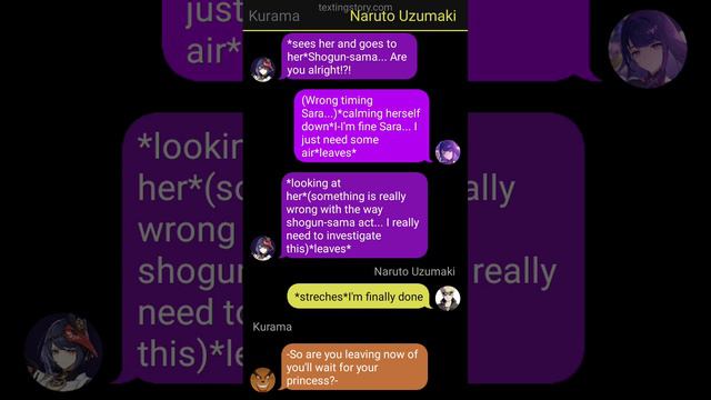 Transported Naruto in Genshin Impact EP5 •/ Naruto × Ei /• Genshin Impact Texting Story смотреть онлайн