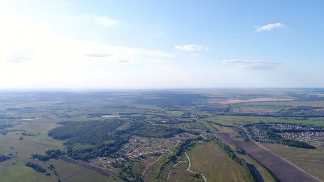Облет коттеджного поселка Тургай, лето 2017 года (Видео 10) смотреть онлайн