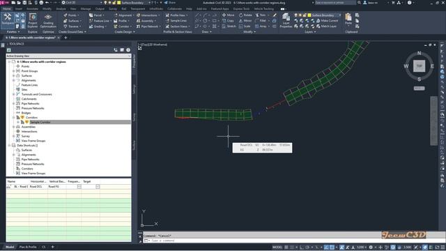 Work with Civil 3D Corridor Regions смотреть онлайн