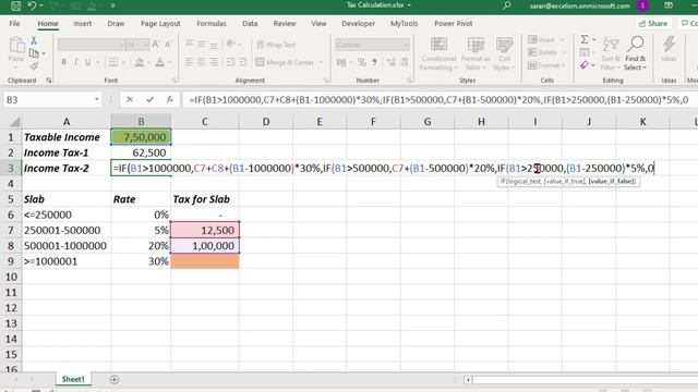 5 Methods of Tax Computation in Excel - Using IF(), IFS(), MAX() смотреть онлайн