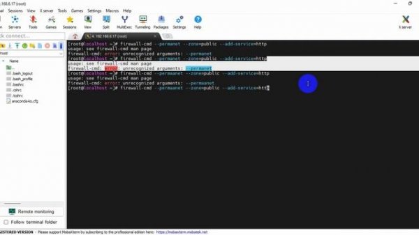 unrecognized arguments permanet