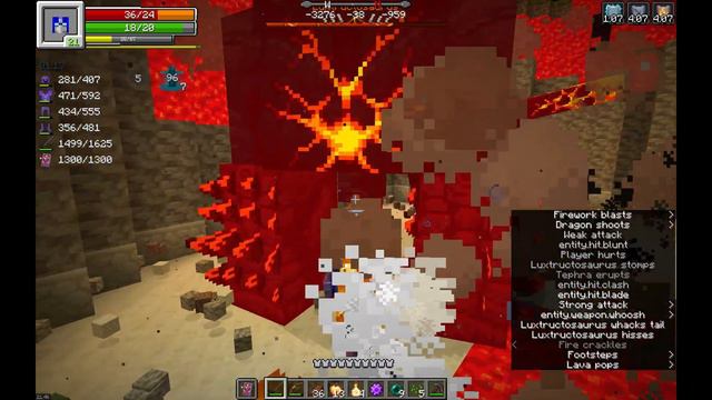 Incineration And Radiation (Minecraft: Epic Fight + Weapons Of Minecraft / Alex's Caves + Dawn Era)