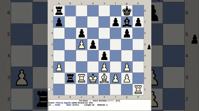 Tot, Bora vs Ivkov, Borislav | Yugoslavia Chess 1949, Zagreb смотреть онлайн