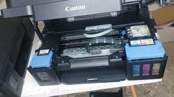 canon G3411 مشكل E05b و اشتعال اللمبة الجمراء  probleme Erreur 05 Black