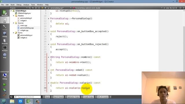 Tutorial Qt Creator - QTableWidget смотреть онлайн