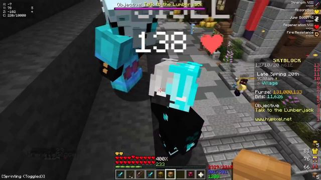 How I Bought Combat 55 in Hypixel Skyblock... смотреть онлайн