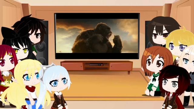 GuP and GATE ft. RWBY and Akame react to Godzilla vs Kong | Gacha Club Reaction Part 21 ( 1/2 ) смотреть онлайн