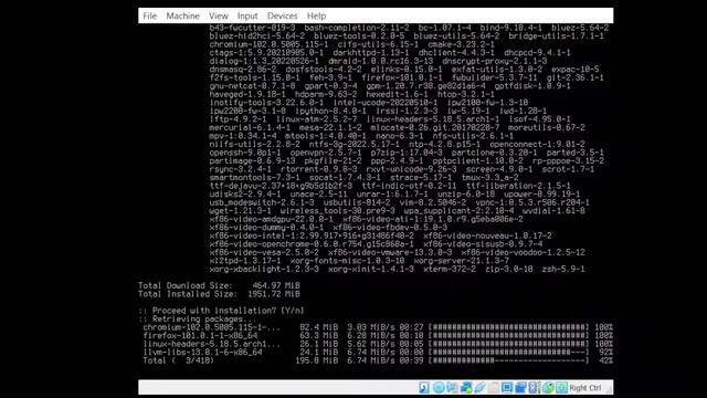 BlackArch NetInstall + I3wm (chroot Error!)