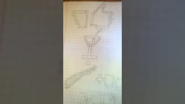 Необычное видео рисунки по клеточкам фнаф,андертейл,смайлы. смотреть онлайн