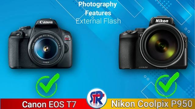 CANON EO2 T7 VS NIKON COOLPIX P950 DSLR COMPARISON ! смотреть онлайн