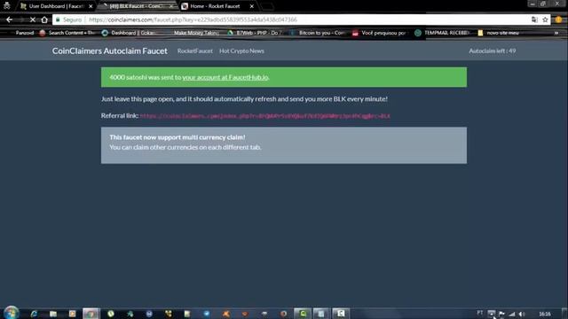 nova AUTO faucet ganhe muitos satoshis totalmente de forma automática pagando direto na faucetHUB смотреть онлайн