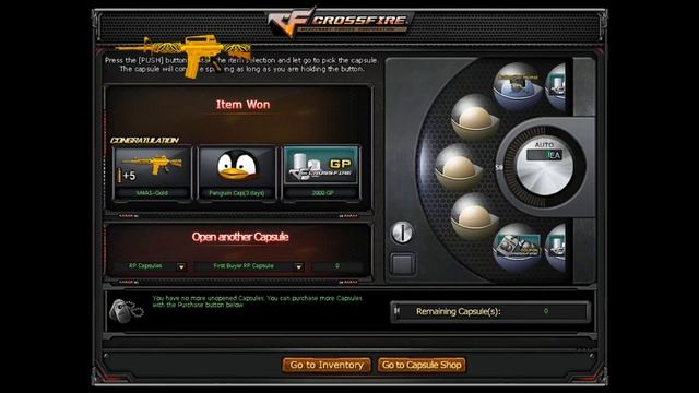 Crossfire Europe - Spin Forum event Capsules | M4A1 Gold win смотреть онлайн