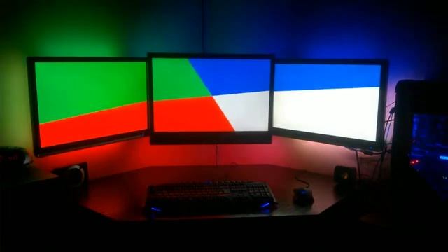 Nvidia Surround + Lightpack + Ambibox v2 смотреть онлайн