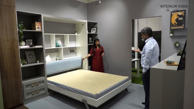Multifunctional Furniture for Small Spaces| Space Saving ideas| Invisible bed- Interior design Indi смотреть онлайн