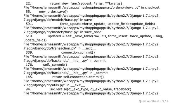 Django : IntegrityError Insert or update on table "orders_order" violates foreign key constraint " смотреть онлайн