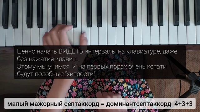 Малый мажорный септаккорд. Доминантсептаккорд. смотреть онлайн