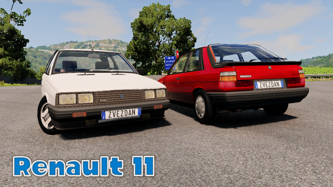 Мод Renault 11 (1981-'88) для BeamNG.drive смотреть онлайн