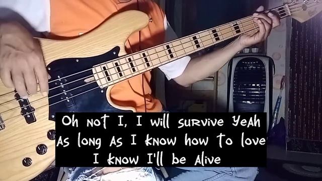 I will survive bass cover Gloria Gaynor no vocal смотреть онлайн