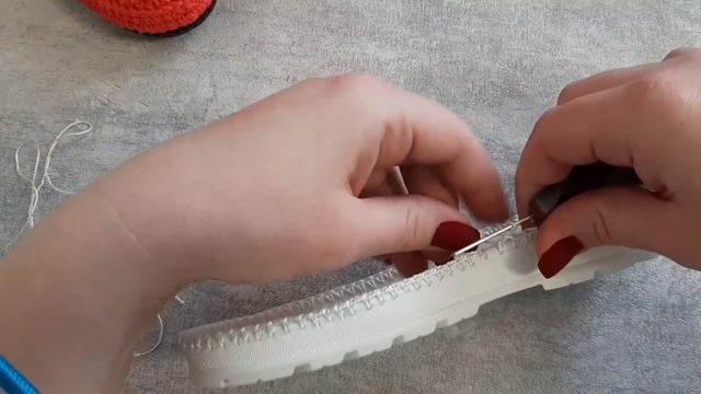 МК "Ботинки за 8 часов" Часть 1./ Master class crochet shoes смотреть онлайн