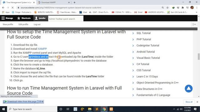 Time Management System in Laravel with Full Source Code смотреть онлайн
